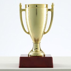 Кубок 056, наградная фигура, золото, подставка пластик, 12 х 6,3 х 6,3 см