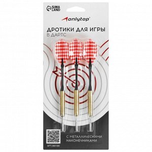 Стрелы для дартса ONLYTOP, 3 шт., цвета МИКС