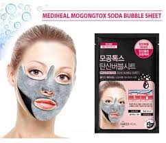 MEDIHEAL Очищающая пузырьковая маска-салфетка MOGONGTOX SODA BUBBLE SHEET