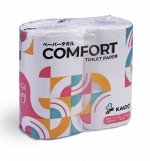 Туалетная бумага KAIDO COMFORT 2-х слойная, 4 рулона