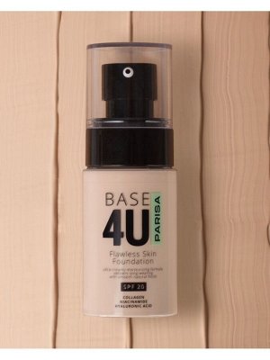 PARISA Тональный крем "BASE 4U" №23 бежевый (увлажняющий) 60мл