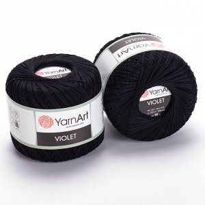 Пряжа YarnArt Violet №999 Черный
