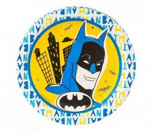 Тарелка бумага Бэтмен Комиксы набор 6 шт 18 см