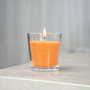 Воск ароматизированный гранулированный для насыпных свечей. Оранжевый. 300 г.