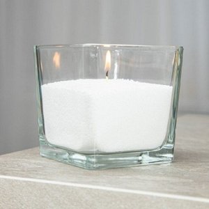 Воск для насыпных свечей в гранулах (гранулированные) пакет 0,5 кг, без вазы. Белый воск