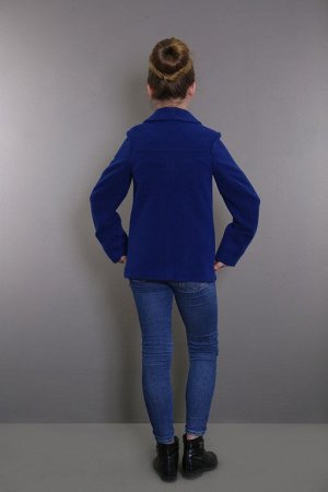 Пальто детское демисезонное 7-506-741  (темно-синий)