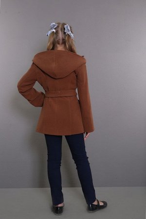 Пальто детское демисезонное 7-502-900  (коричневый)