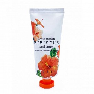 JIGOTT Крем для рук Гибискус антивозрастной. Ю. Корея, 100мл. Hand cream Secret Garden Hibiscus