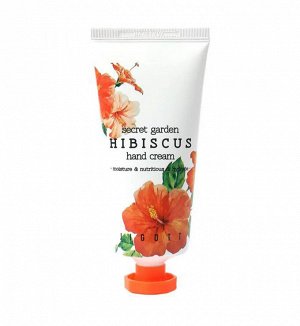 JIGOTT Крем для рук Гибискус антивозрастной. Ю. Корея, 100мл. Hand cream Secret Garden Hibiscus