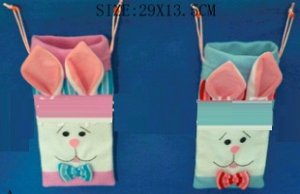 Мешок декоративный "Кролик" для пасхальных яиц Цвет: В АССОРТИМЕНТЕ Цена за 1 шт