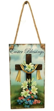 Декоративная табличка "Easter blessings" Модель: НА ФОТО