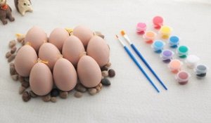 Творческий набор "Пасхальные яйца (коричневые)" В наборе: 10 яиц