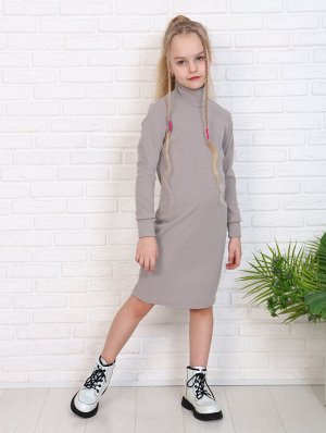 ПЛ157 Платье "Лапша" (серый)