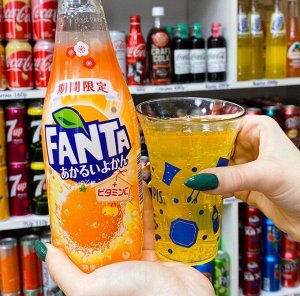 Fanta Akari Iyokan + Vitamin C 410ml - Японская Фанта Акари Иокан с витамином Ц