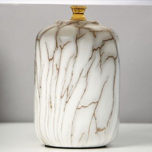 Настольная лампа с абажуром RISALUX «Солнце», Е14, 15 Вт, бежевый, 31x20x20см