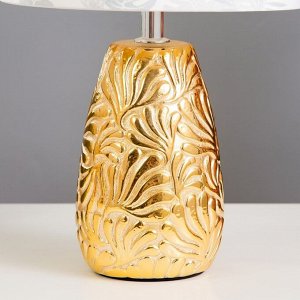 Настольная лампа "Птицы" Е14 15Вт золото 20х20х33 см RISALUX