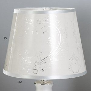 Настольная лампа "Джемма" Е14 15Вт 20х20х32 см RISALUX