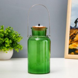 Фигурка светящаяся RISALUX «Анде», LED-ночник, от батареек, зелёный, 8x8x16.5 см