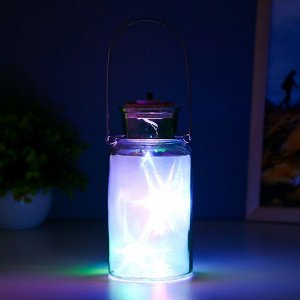 Фигурка светящаяся RISALUX «Анде», LED-ночник, от батареек, зелёный, 8x8x16.5 см