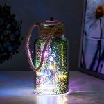 Фигурка светящаяся RISALUX «Ласси», LED-ночник, от батареек, зелёный, 8x8x17 см
