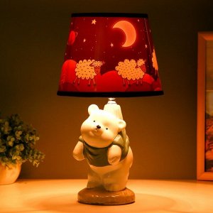 Настольная лампа "Мишка" Е14 15Вт МИКС 20х20х34 см