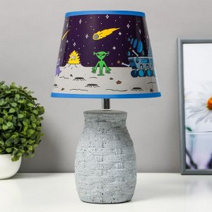 Настольная лампа с абажуром RISALUX «Космос», Е14, 15 Вт, 20x20x33.5 см