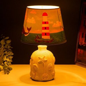 Настольная лампа "Морское побережье" Е14 15Вт 20х20х32,5 см