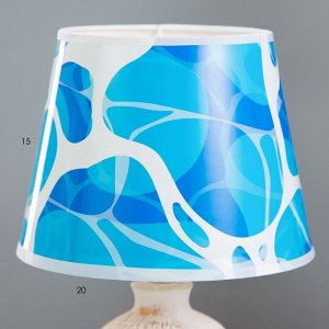 Настольная лампа "Морской бриз" Е14 15Вт 20х20х32,5 см