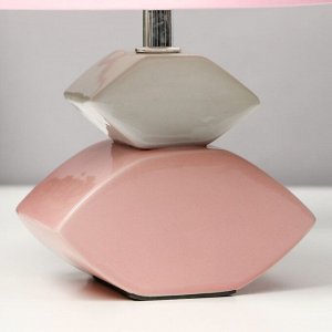 Настольная лампа "Феи" Е14 15Вт розово-белый 20х20х32 см