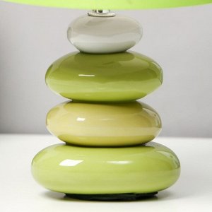 Настольная лампа "Авакадо" Е14 15Вт зеленый 20х20х30 см