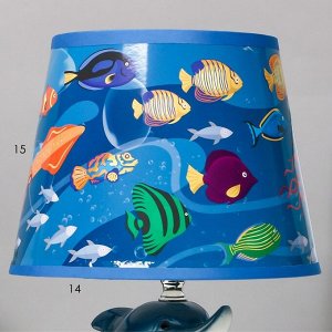 Настольная лампа "Подводный мир" Е14 15Вт 20х20х35 см
