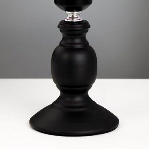 Настольная лампа "Элейна" Е27 40Вт чёрный 14,5х14,5х32 см