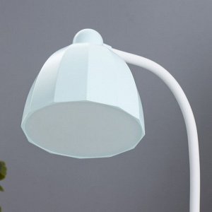 Настольная лампа «Робот» LED 5 Вт USB АКБ лазурный 11.8x7.8x31 см RISALUX