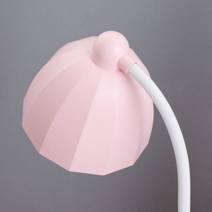 Настольная лампа «Робот» LED 5 Вт USB АКБ розовый 11.8x7.8x31 см RISALUX