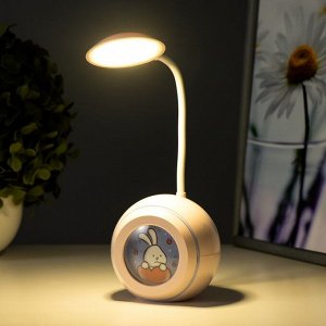 Настольная лампа "Джинни" LED 1Вт USB АКБ МИКС 10х10х27 см RISALUX