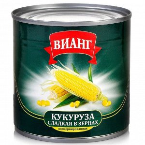 Кукуруза сладкая консервированная 400гр ж/б