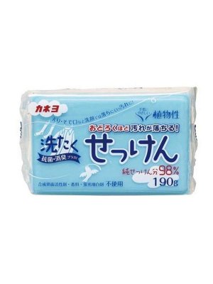 Хозяйственное мыло "Laundry Soap" для стойких загрязнений с антибактериальным и дезодорирующим эффектом (кусок 190 г) / 48