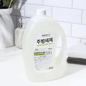 Жидкость для мытья посуды (с содой и растительными экстрактами) "Good Detergent Laboratory" 3 л, Корея