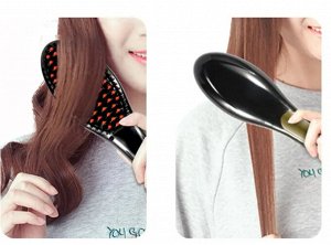 Расческа-выпрямитель для волос DSP Professional Coralred Hair Brush