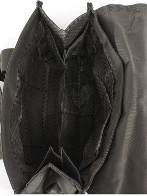 Сумка женская текстиль CF-0418,  1отд,  плечевой ремень,  серый 252548