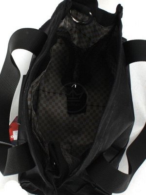 Сумка женская текстиль CF-0420,  1отд,  плечевой ремень,  черный 252592