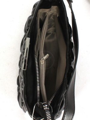 Сумка женская искусственная кожа Ch&K-2282,  1отд+карм/перег,  плечевой ремень,  черный 253368