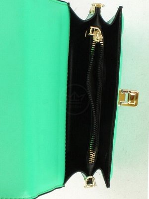 Сумка женская искусственная кожа Ch&K-5371,  1отд+карм/перег,  плечевой ремень,  зеленый 253269