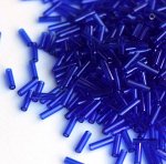 Стеклярус 6мм Миюки, 0151 Transparent Cobalt