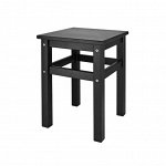 Табурет №1, 330х330х450, до 130 кг, массив Берёзы, Черный