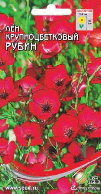 Лен крупноцветковый Рубин