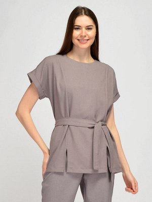 Блузка. Цвет: кофейный