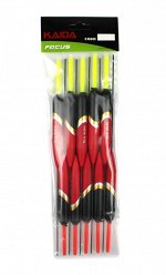 Поплавок Kaida Focus Balsa #3 (6гр, black/red)