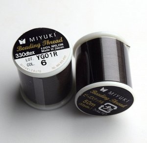 Нитки для бисероплетения Miyuki - Коричневый