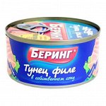 Тунец Беринг филе  в собственном соку 200г